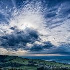 Wolkenformation über Zug