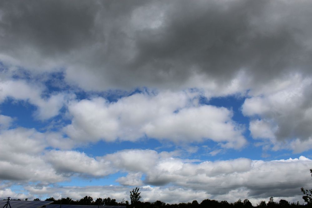 Wolkenformationen minütlich sich ändernd