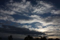 wolkenformationen sorgen für etwas mildere Temperaturen