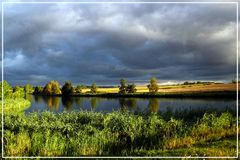 Wolkenfraktion in der Morgensonne