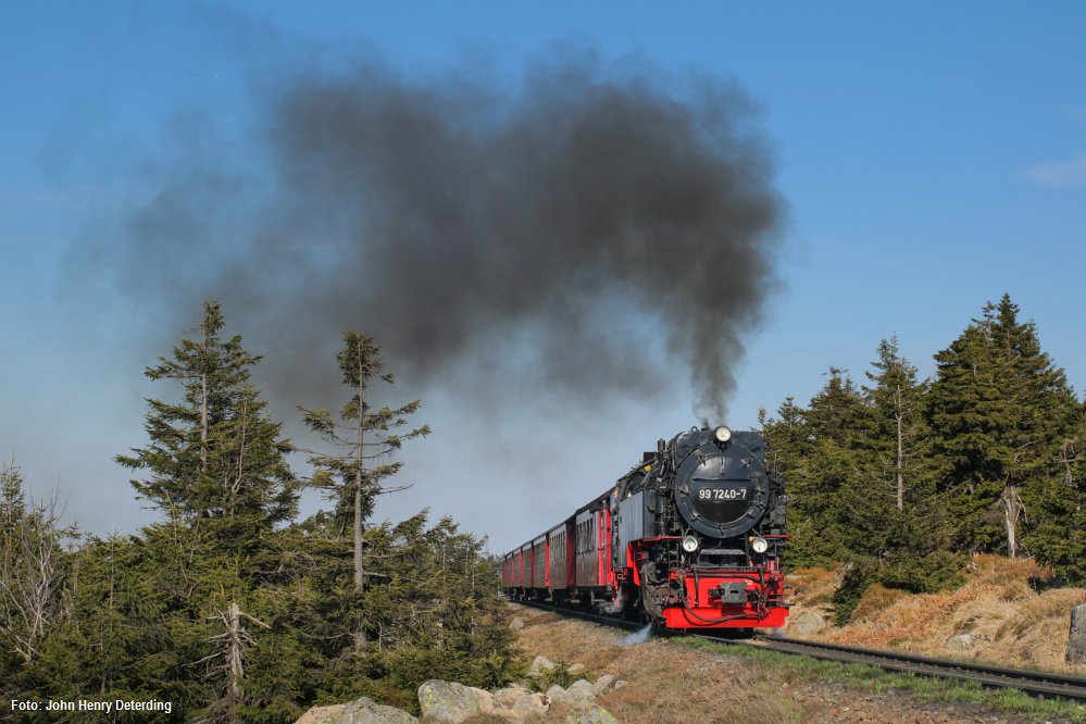 Wolkenfreie Fahrt zum Brocken