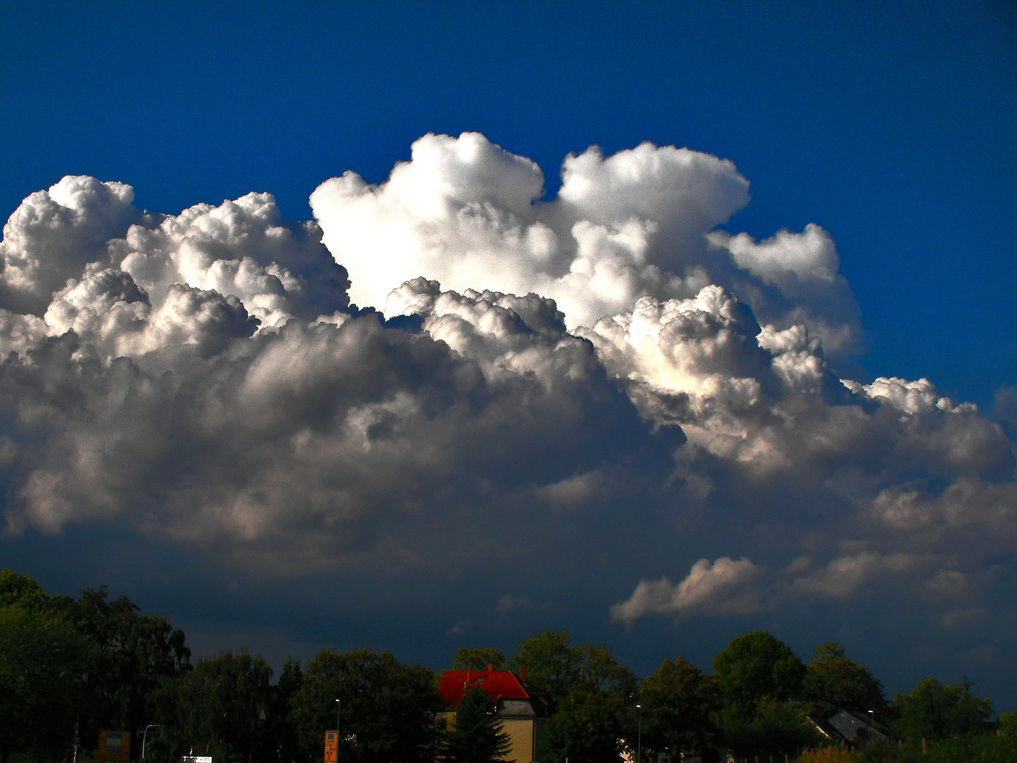 Wolkenfront in Herne, Sommer 2011