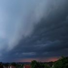 Wolkenfront kurz vor dem Regen