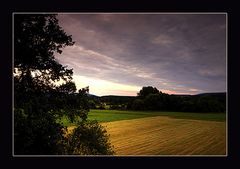 Wolkenfront von Westen