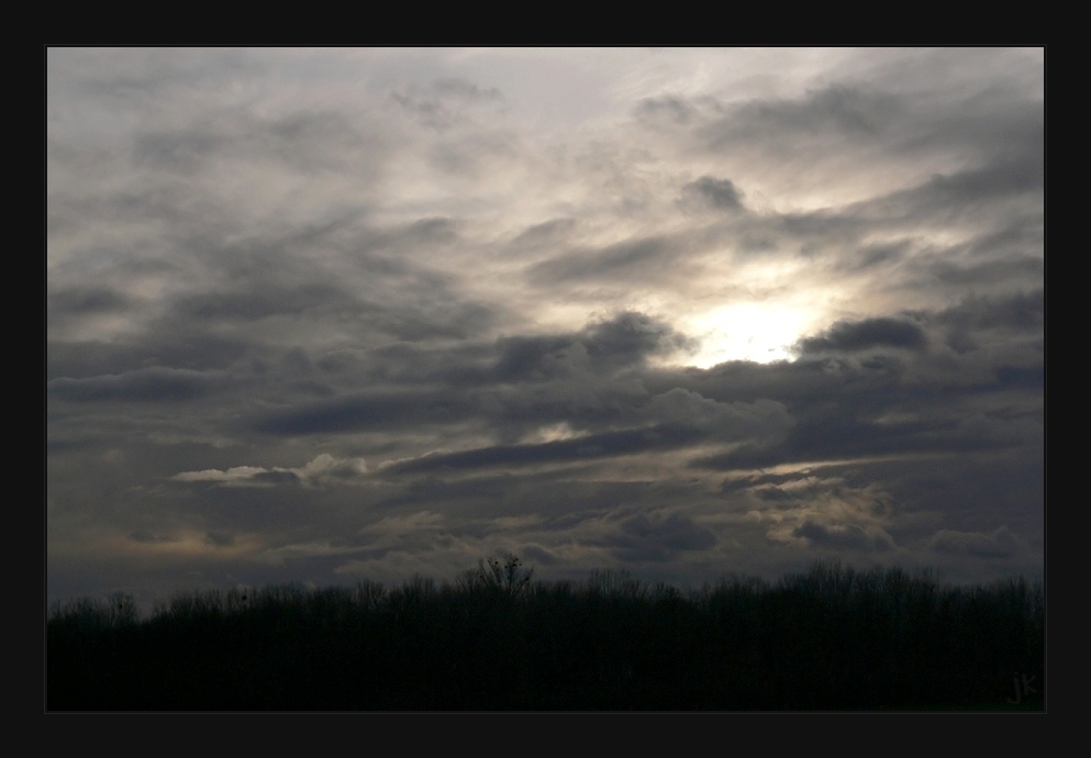 wolkenfront von westen