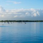 Wolkengebirge vor Guadeloupe