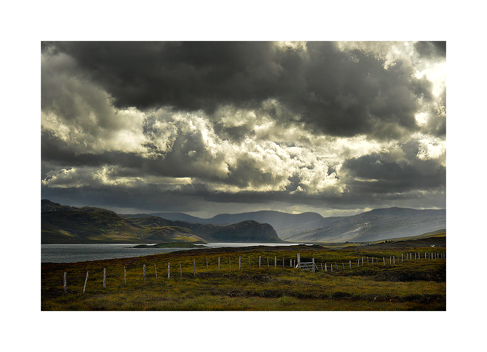 Wolkengebräu am Loch Eribol