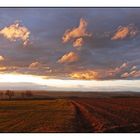 Wolkengemälde am Ostersonntag