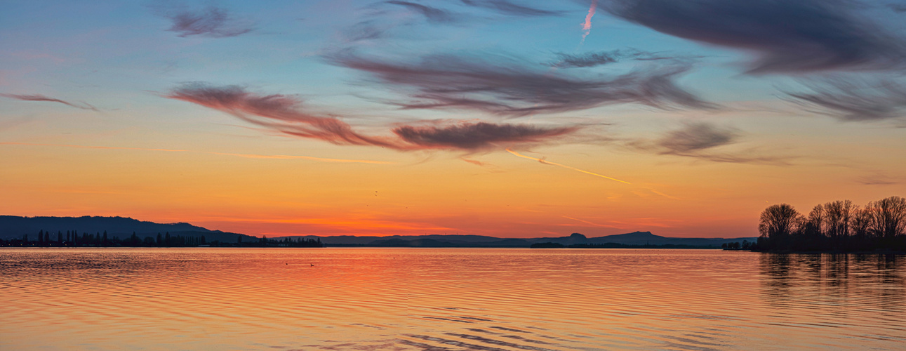 Wolkengespinste über dem Untersee