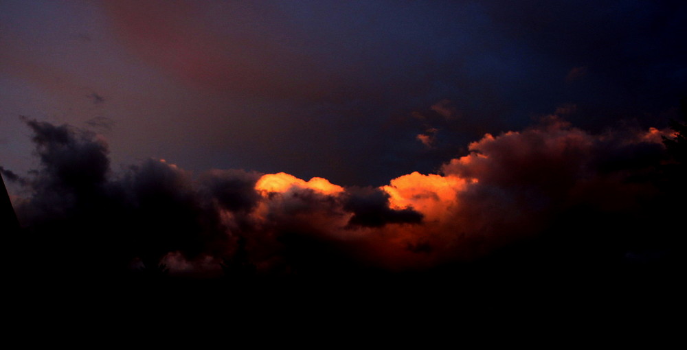 Wolkengespräch in Farben