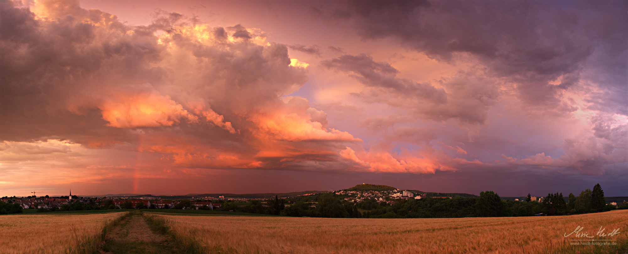 Wolkenglühen