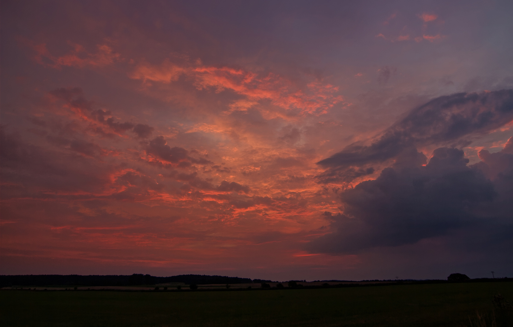 - Wolkenglühen -