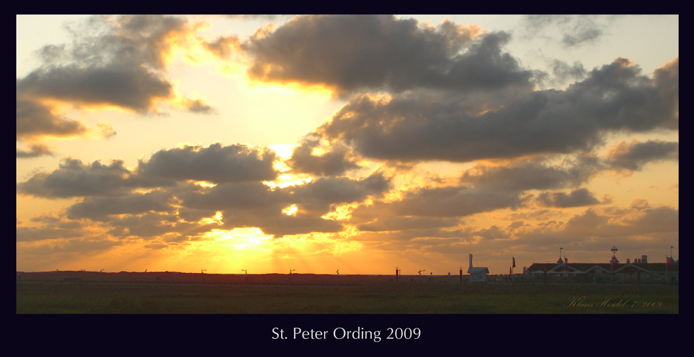 Wolkenglühen am Abend