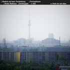 Wolkenhain: Skyline von Lichtenberg und die Berliner Landmarken