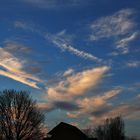 Wolkenhimmel am Abend