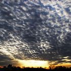 Wolkenhimmel am Morgen