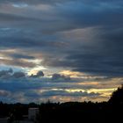 Wolkenhimmel heute Abend 1