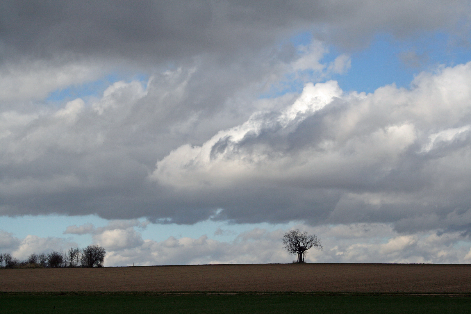 Wolkenhimmel im Februar