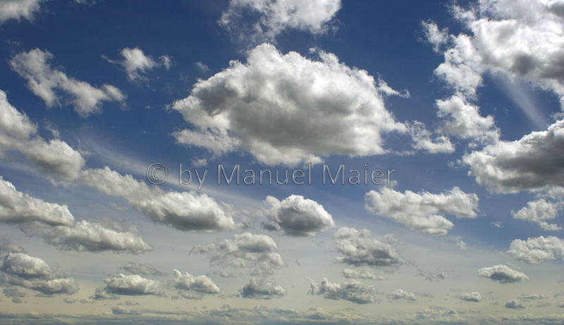 Wolkenhimmel in Bayern