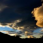 Wolkenhimmel in Norwegen