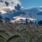 Wolkenhimmel über Axams