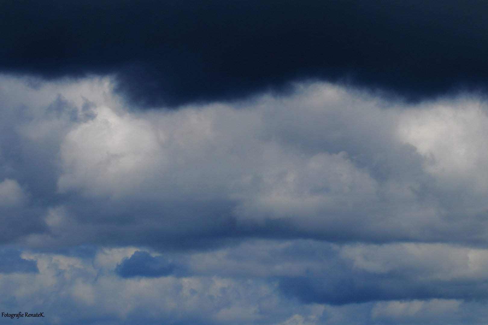 Wolkenhimmel über den Bodden