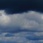 Wolkenhimmel über den Bodden