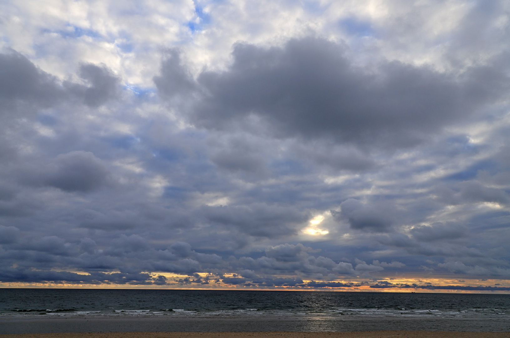 Wolkenhimmel über der Nordsee