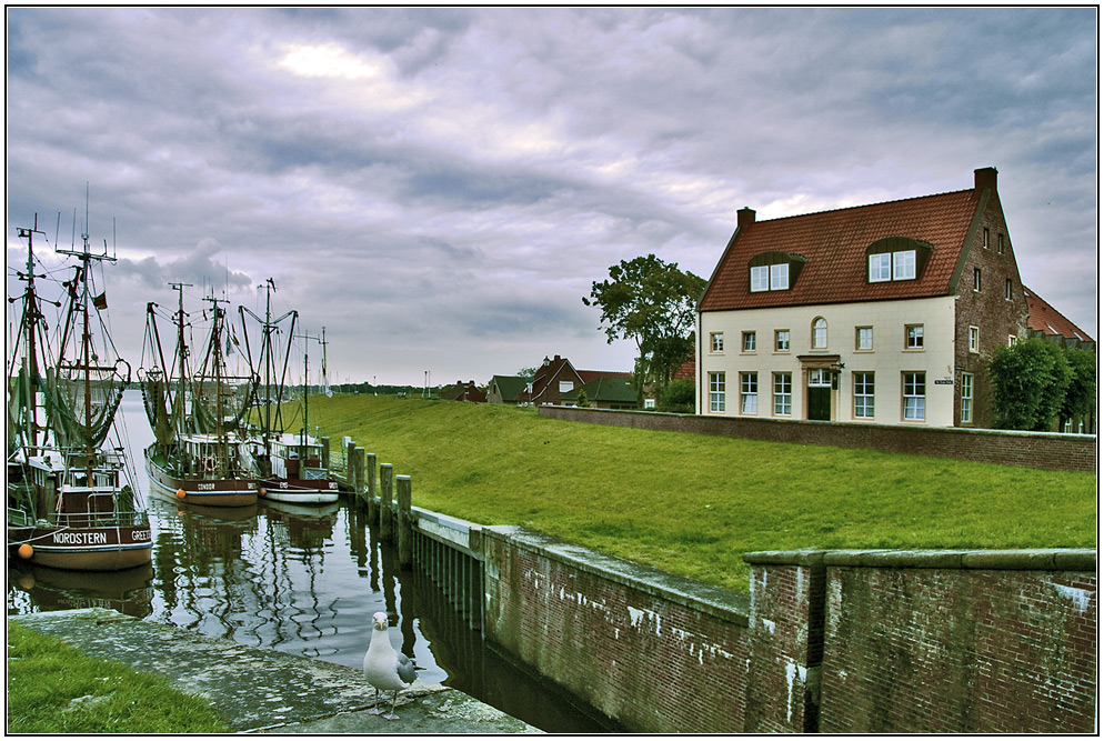 Wolkenhimmel über Greetsiel