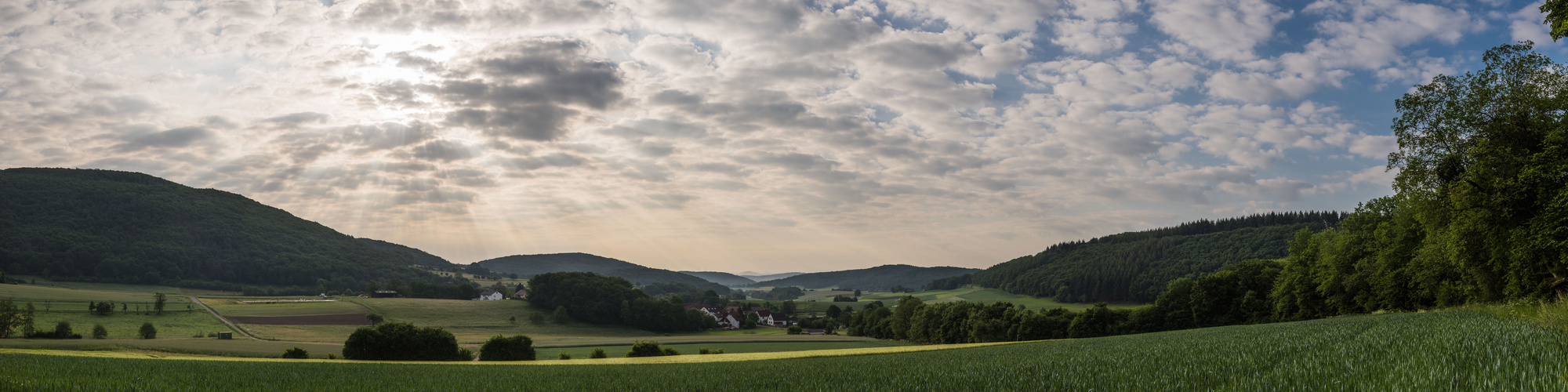 Wolkenhimmel über Rodenhause