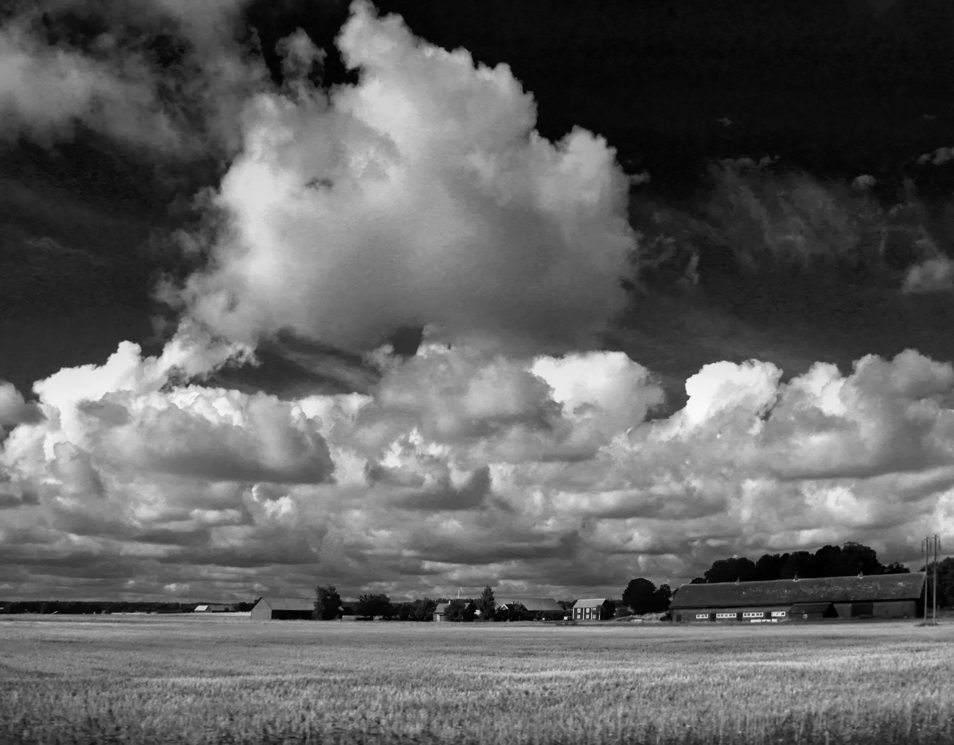 Wolkenhimmel über Schweden