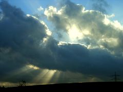 Wolkenhimmel von heute