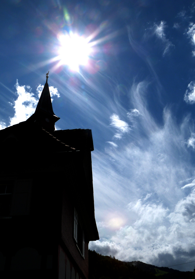 Wolkenhimmel wie im Bilderbuch