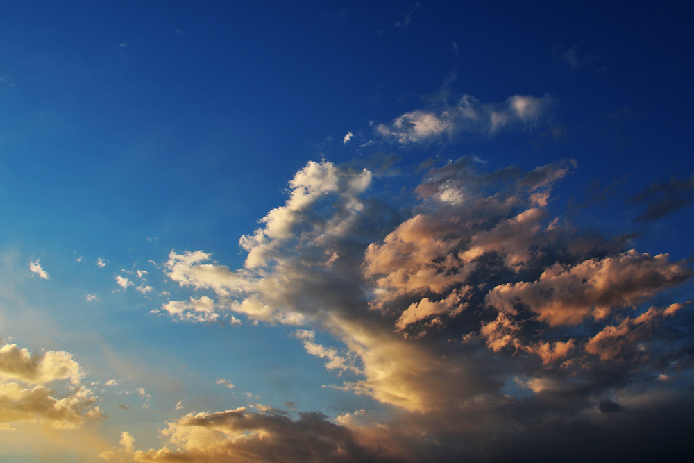 Wolkenimpression am Abend