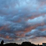 Wolkenkino über Magdeburg am 18.10.2019, 18,16 Uhr