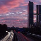 Wolkenkratzer im Abendlicht