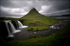 Wolkenkratzer Kirkjufell