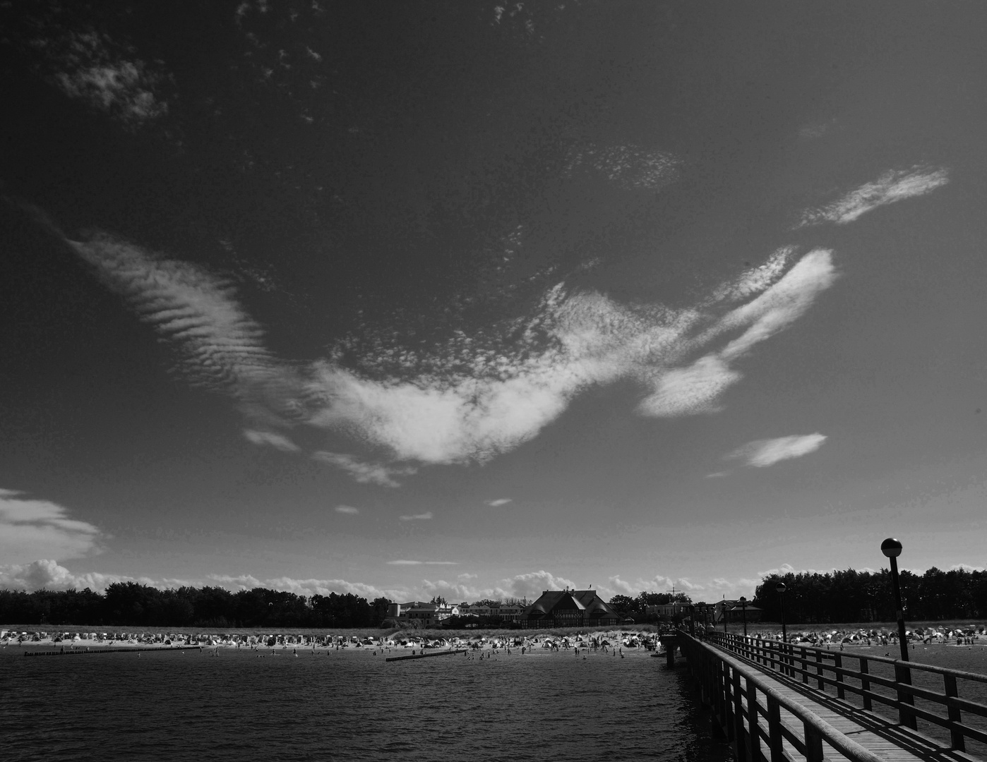 Wolkenkunst über Zingst