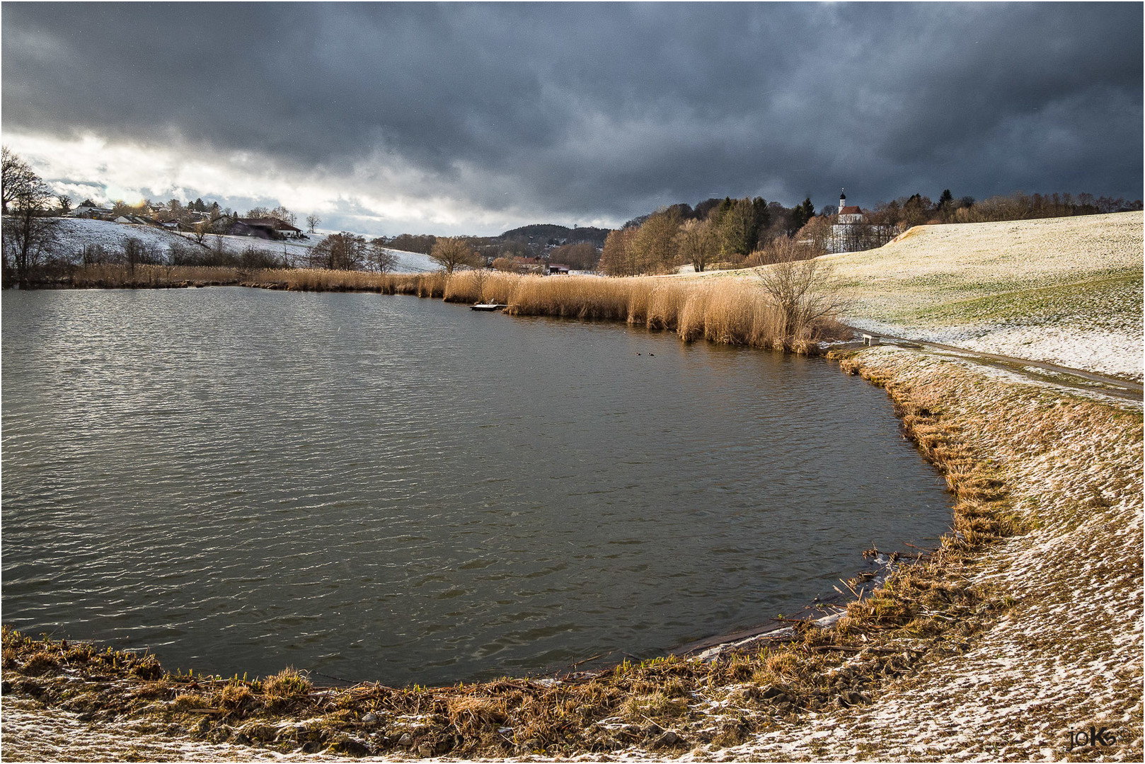 Wolkenloch für Sekunden