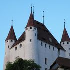 Wolkenlos gegen Abend in Thun