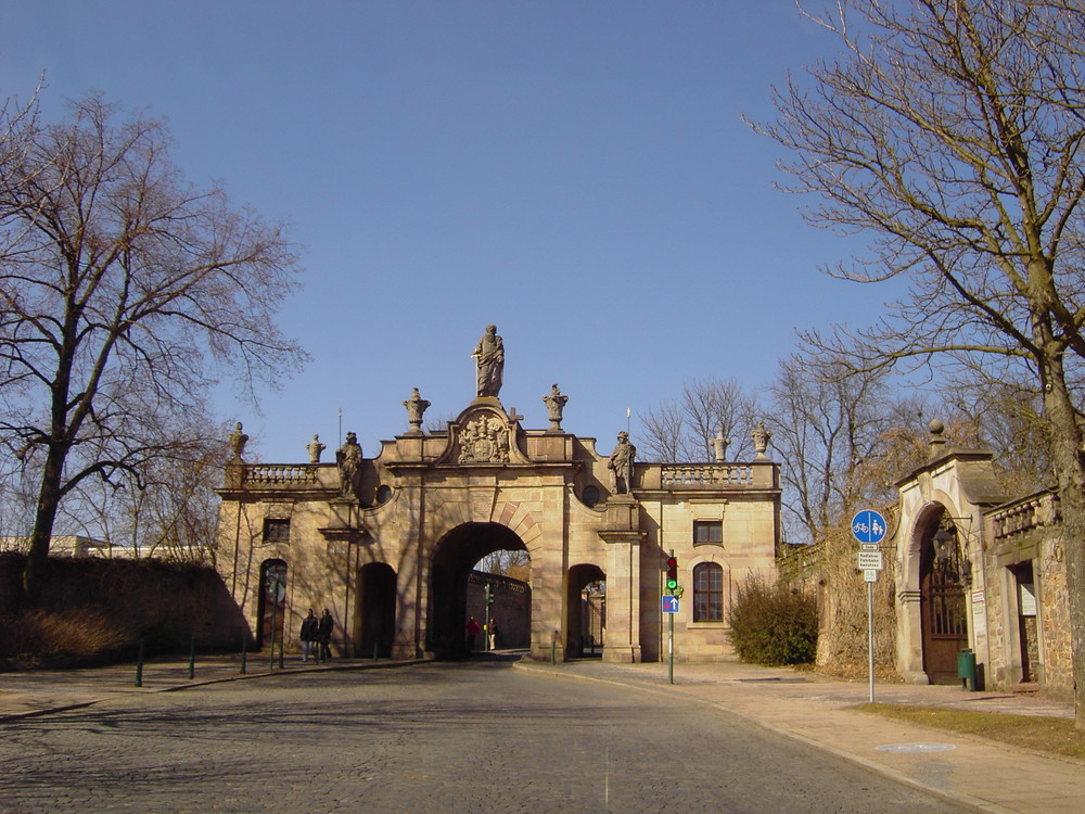 Wolkenlos in Fulda