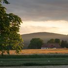 Wolkenlücke bei Sonnenuntergang