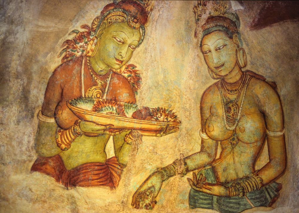 "Wolkenmädchen" in Sigiriya