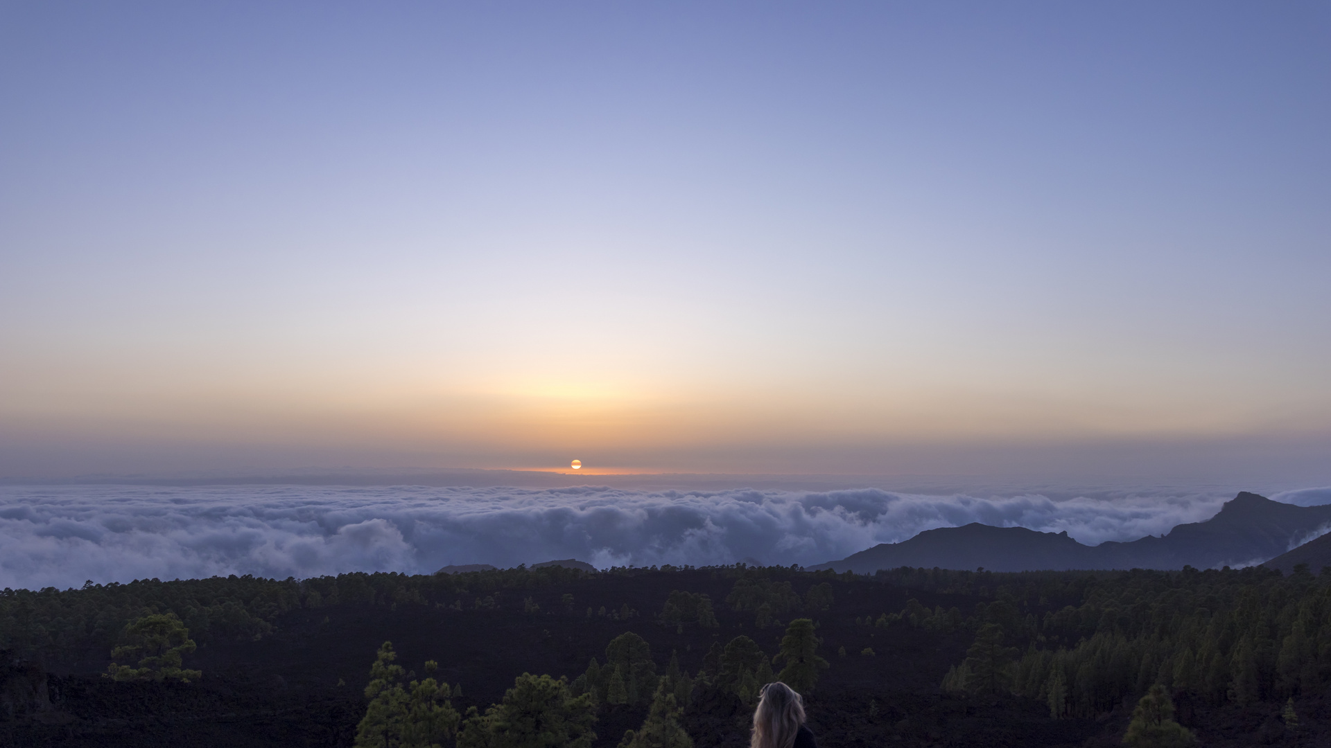 Wolkenmeer am Abend - Mirador de los Poleos