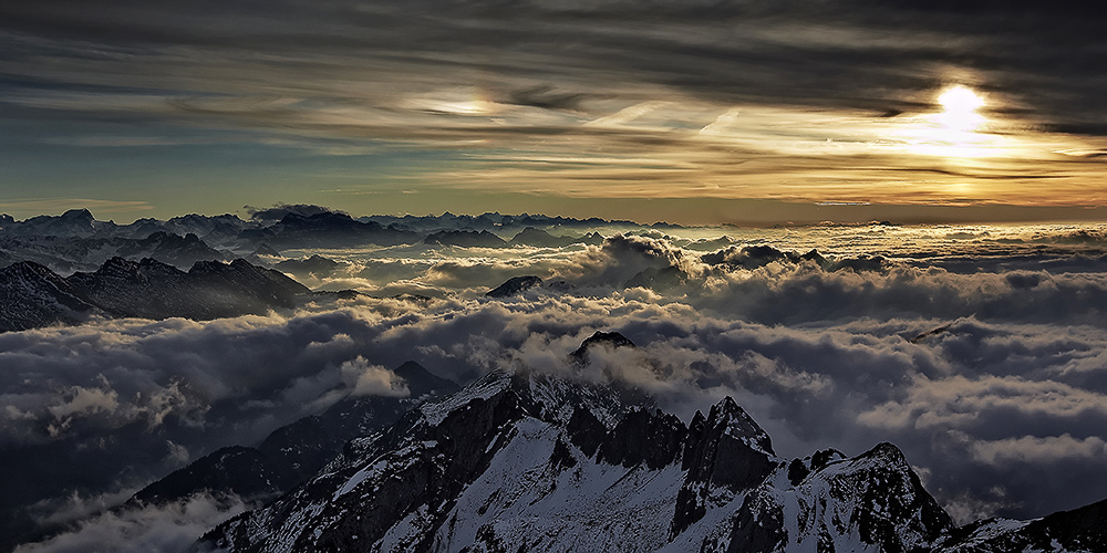 Wolkenmeer am Säntis (CH) 3