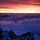 Wolkenmeer am Säntis (CH) Sonnenuntergang 2