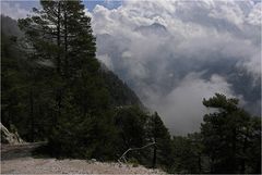 Wolkenmeer in den Dolomiten