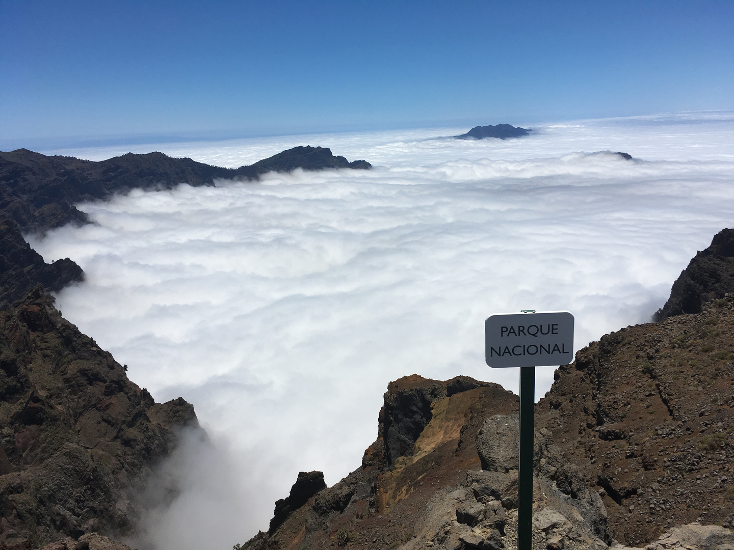 Wolkenmeer Roque de los Muchachos la Palma