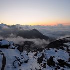 Wolkenmeer zu später Stunde