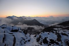 Wolkenmeer zu später Stunde